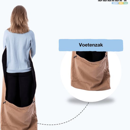 Cozy deken met voetenzak - Belieff