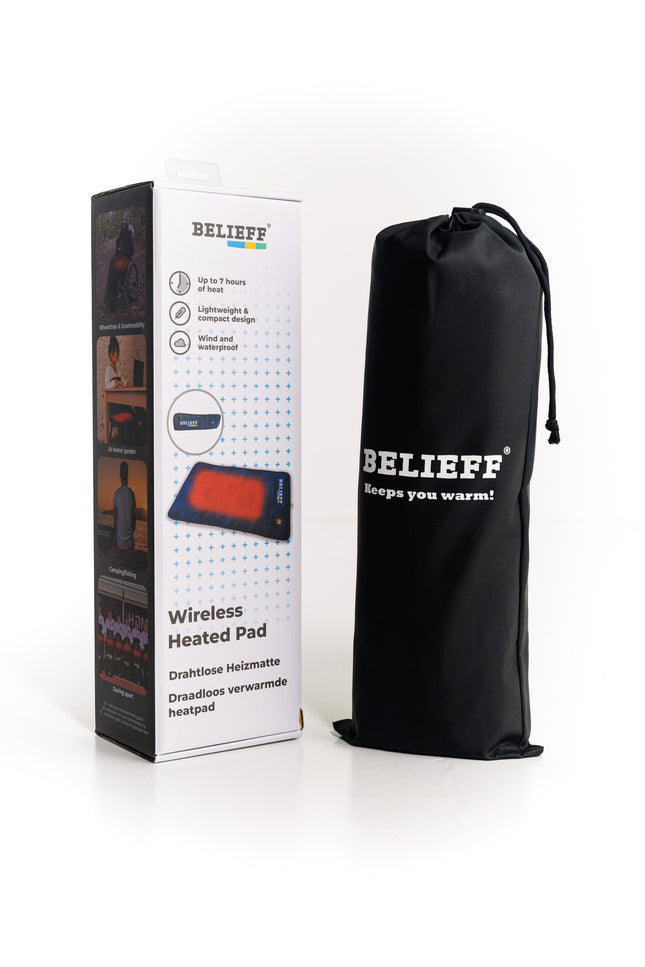 Warmtekussen voor de rolstoel inclusief Powerbank